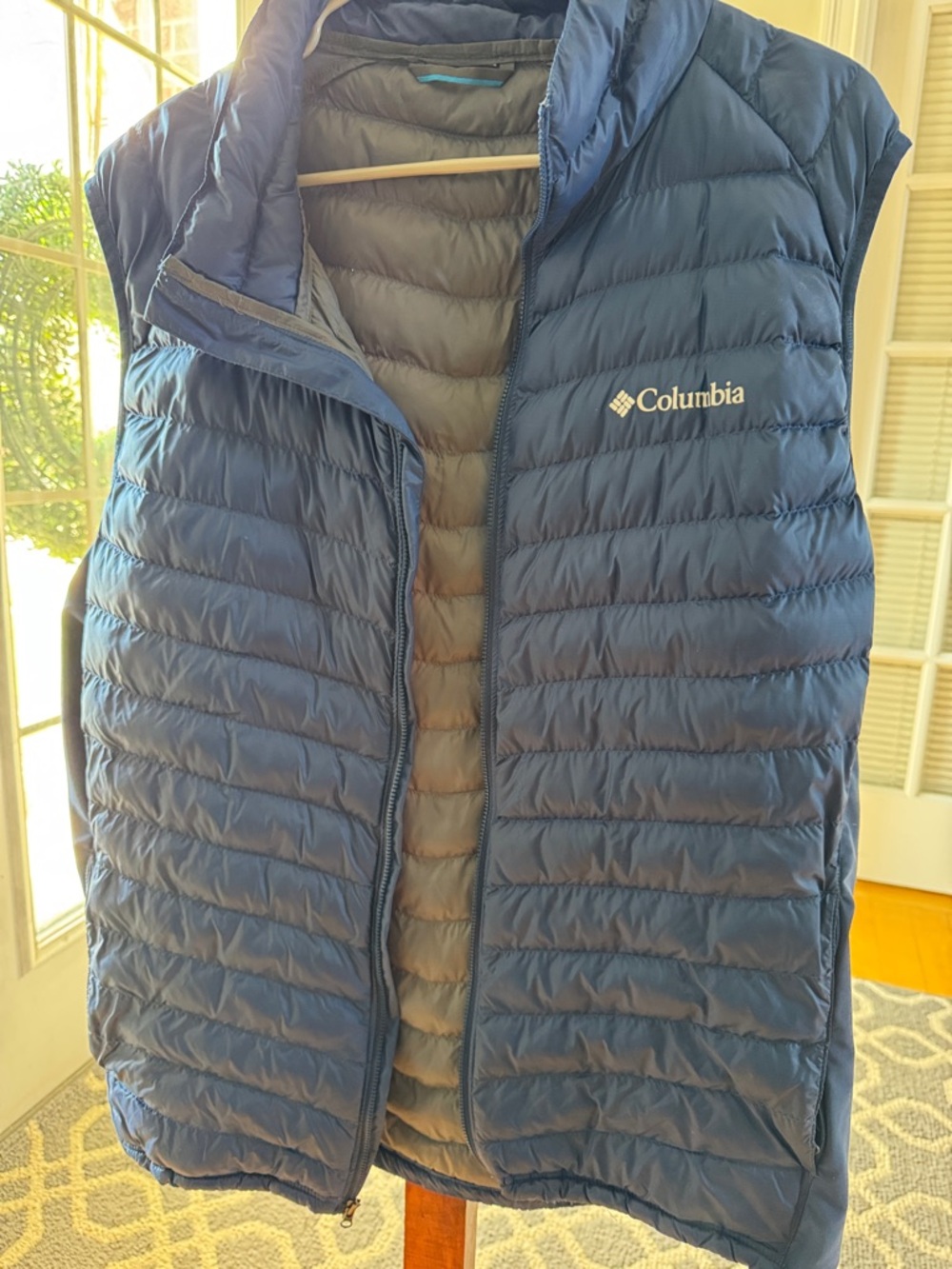 Columbia Navy Quilted Packable Puffer Vest